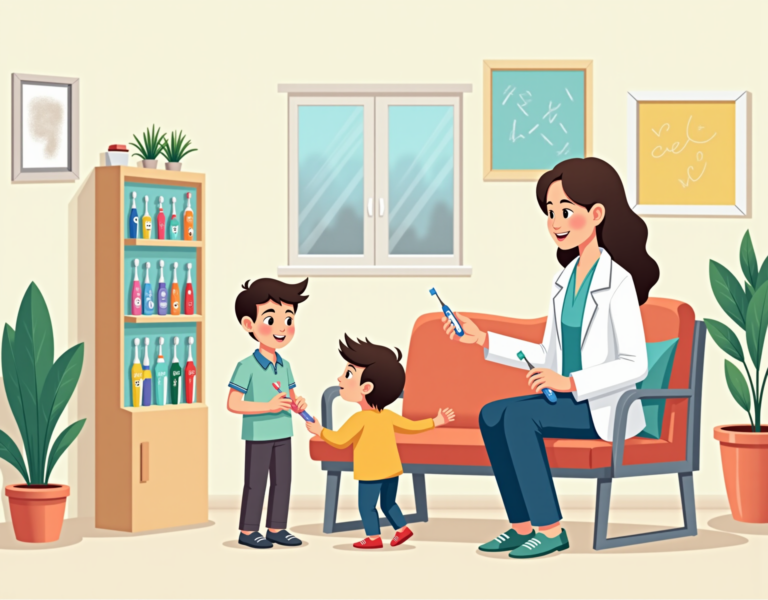 효과적인 아이 구강관리를 위한 전동칫솔 고르기