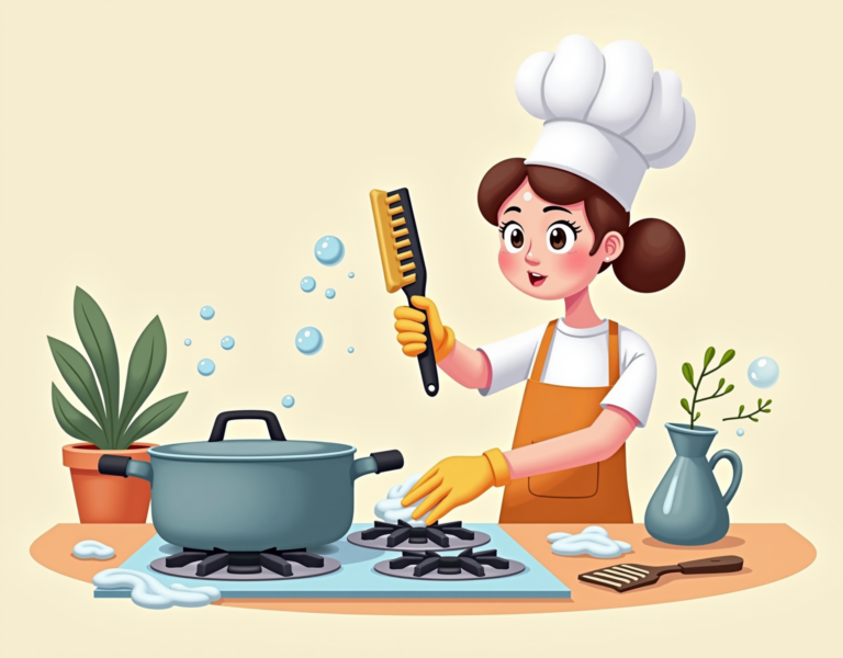 요리하신 분 주목! 기름때로 꽉 찬 가스레인지 청소법