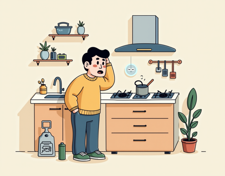 매립형 가스레인지 점화 문제 해결! 손쉬운 건전지 교체 방법