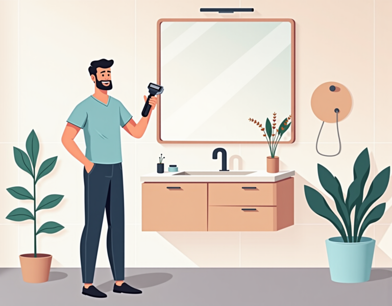 왕복+로터리, 하이브리드 면도기로 완벽한 면도를!