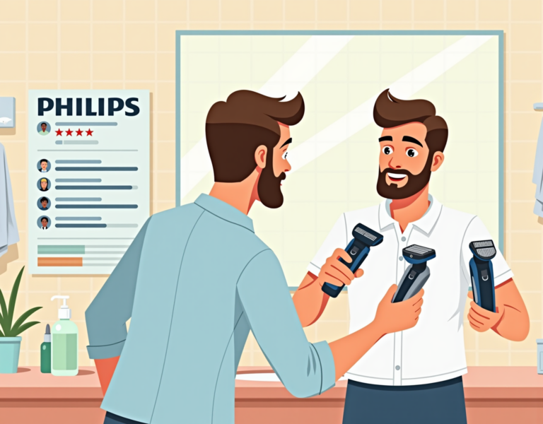 필립스 면도기로 제대로 된 면도를 즐겨보세요! 👌