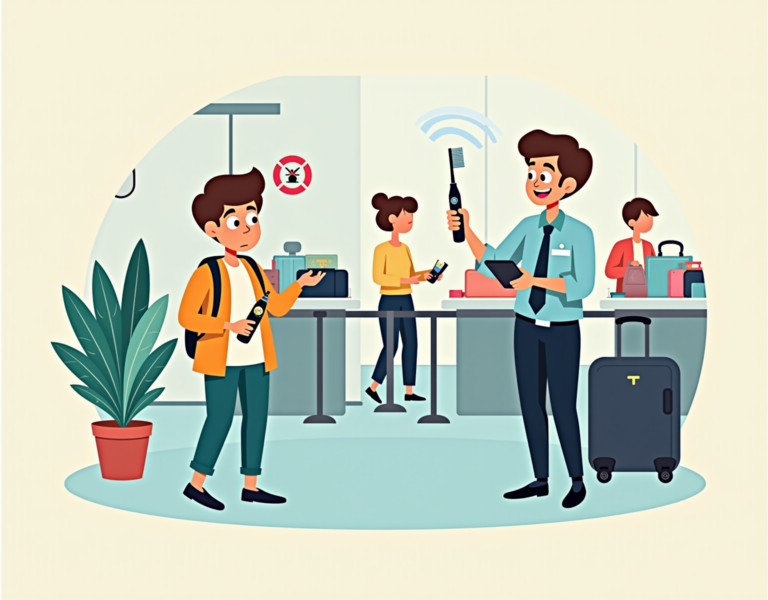 여행 갈 때 전동칫솔 가져가도 될까? 한 눈에 정리해보세요