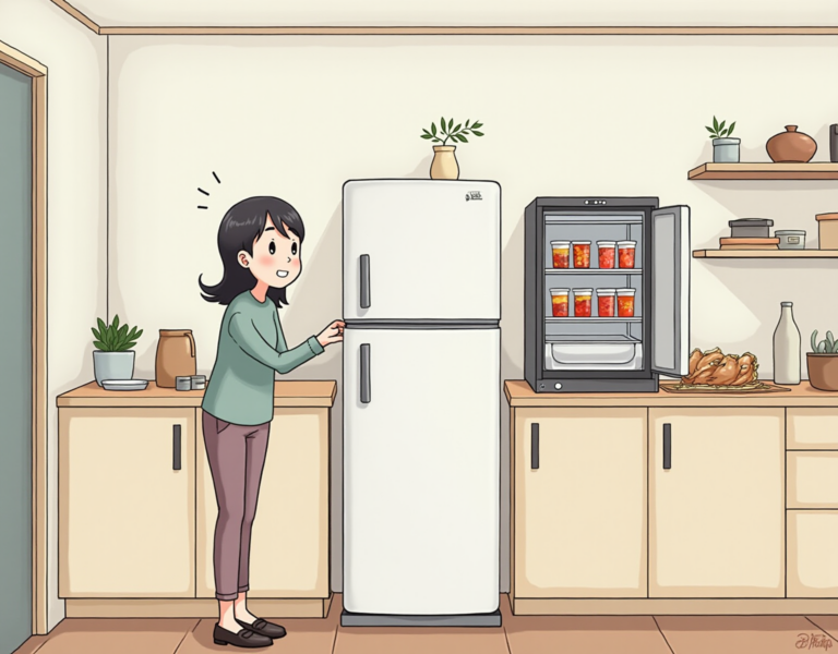작은 공간도 OK! 서랍형 김치냉장고의 실용성