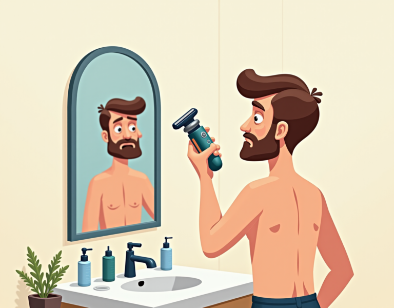 전기면도기로 불편한 면도를 하고 계신가요? 날 교체가 필요해요!