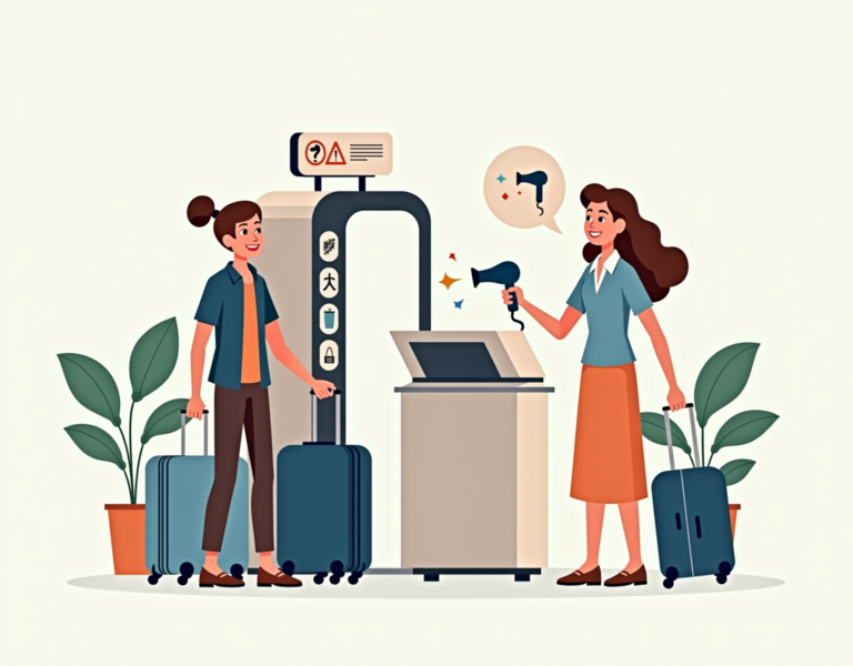 여행 가방에 드라이기 넣어도 될까? 기내 반입 규정 총정리해드려요