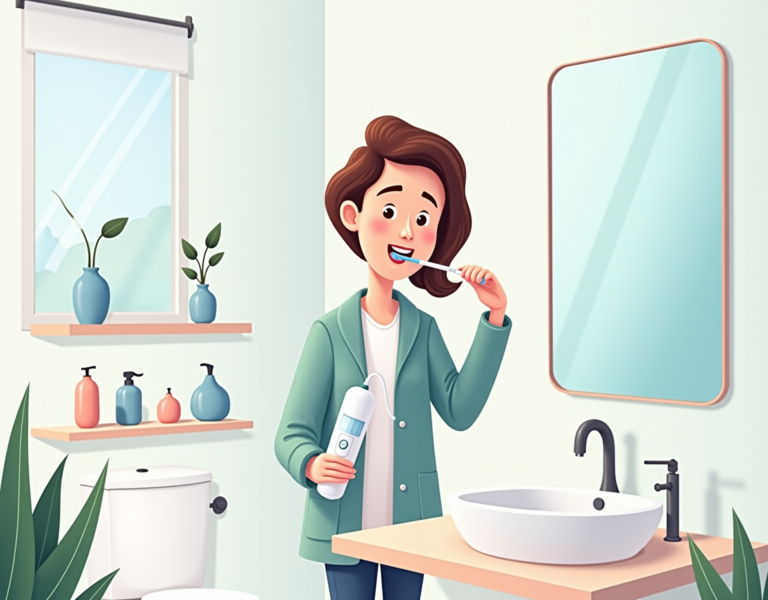 구강세정기 사용법으로 치아·잇몸 관리하는 방법