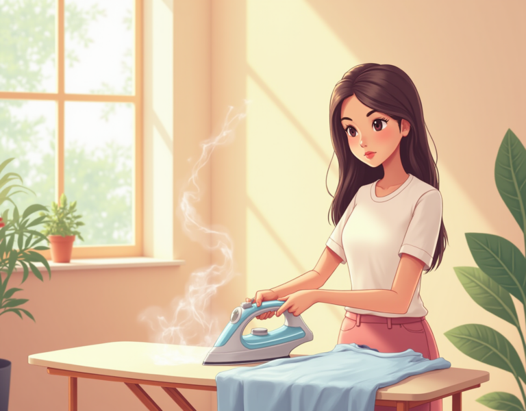 스팀다리미 활용술, 옷 주름 잡는 쉬운 방법!