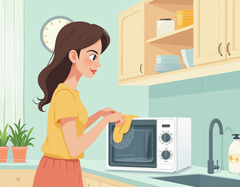 전자레인지 깨끗하게 관리하는 꿀팁! 천연 재료로 안전 청소해요 🧽