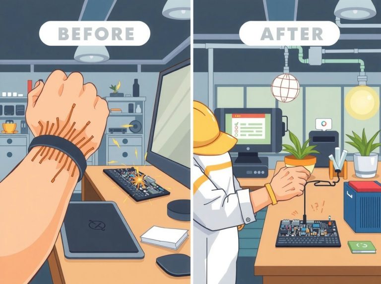 정전기방지 팔찌와 작업 환경 최적화 방법