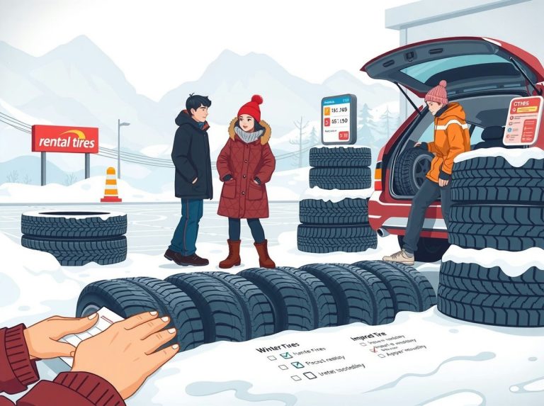 일본 겨울 여행 렌트카, 스노우타이어 옵션 완벽 준비 가이드
