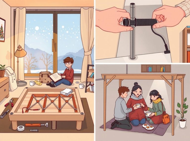 원룸과 좁은 거실도 OK, 공간별 코타츠 배치와 활용법