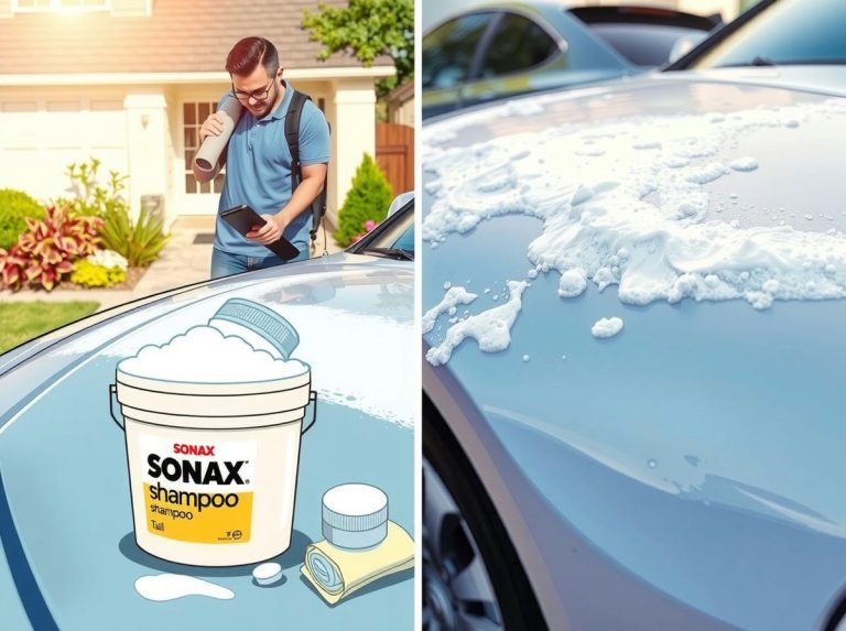 소낙스 카샴푸로 자동차 수명 연장하기