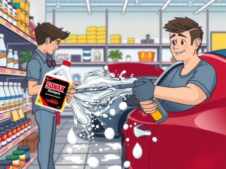 소낙스 카샴푸와 광택제 조합으로 완벽한 세차 마무리